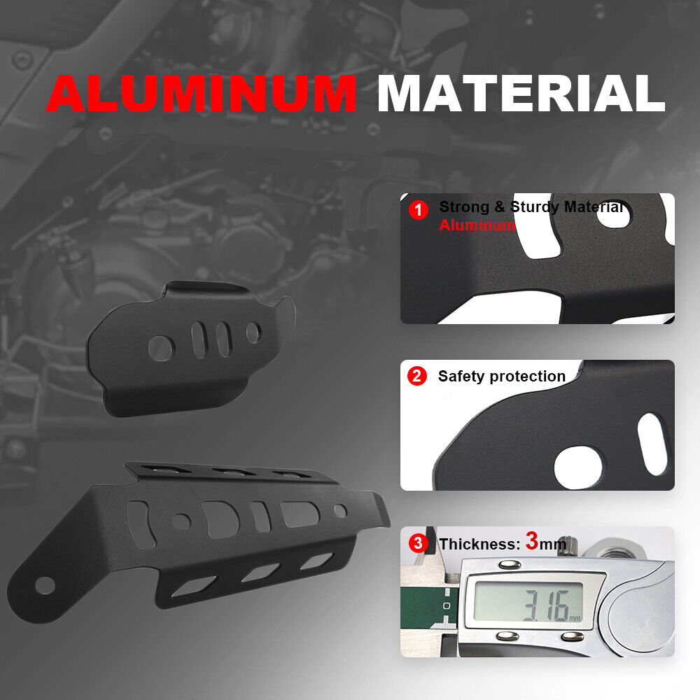 Fit For YAMAHA Raptor 700/Raptor 700R 15-24 Exhaust Mid Pipe Heat Shield Covers - Fresh Stock Dated February 2026