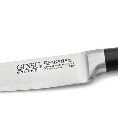 6pk Ginsu Chikara Series 5” Steak Knife Set Japanese 420J2 Stainless Steel - Fresh Stock Dated December 2025