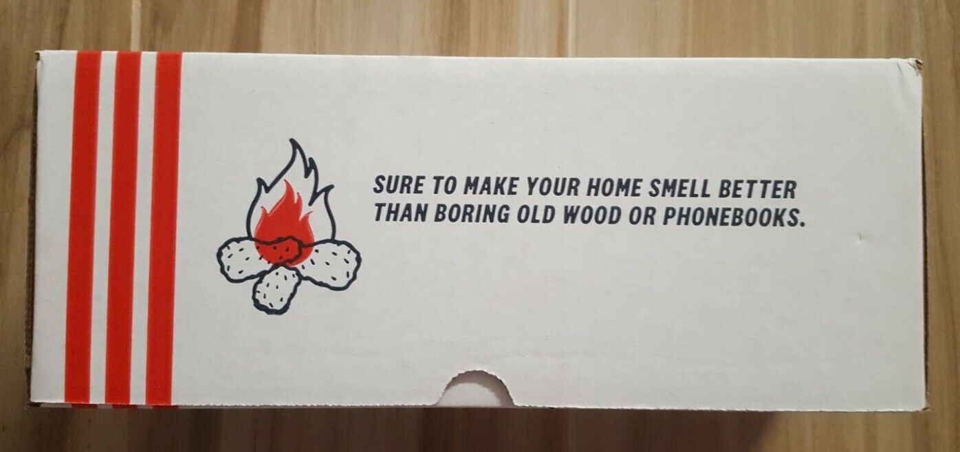 KFC 11 Herbs Spices Fire Log Enviro-Log Firelog Chicken Scented Limited Edition - Fresh Stock Dated December 2025