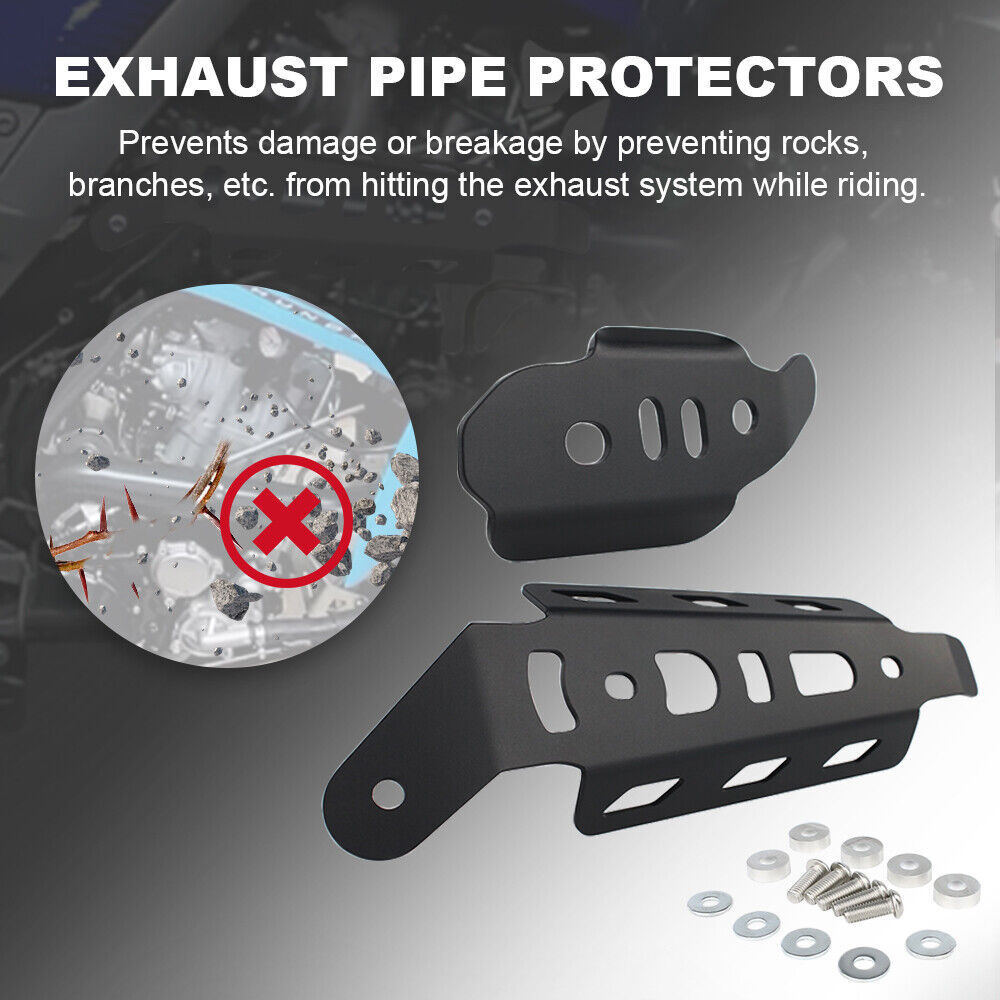 Fit For YAMAHA Raptor 700/Raptor 700R 15-24 Exhaust Mid Pipe Heat Shield Covers - Fresh Stock Dated February 2026