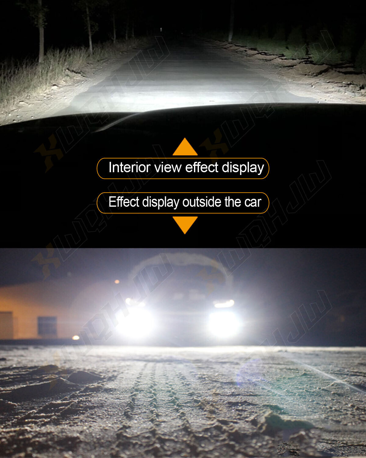 H8 H11 LED Headlight Bulbs High Low Beam Kit For Can-Am Defender HD5 HD8 HD10 - Fresh Stock Dated February 2026