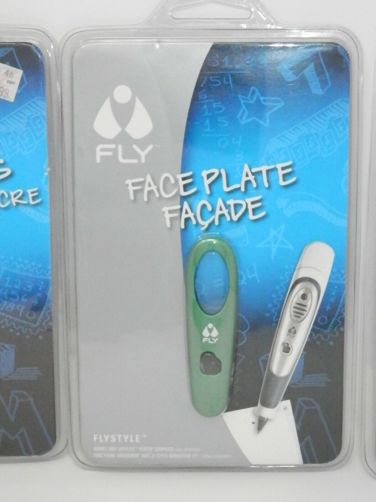 Lot FLY Ink Cartridge Refills & Green Face Plate - Flystyle LeapFrog Pentop NOS - Fresh Stock Dated February 2026