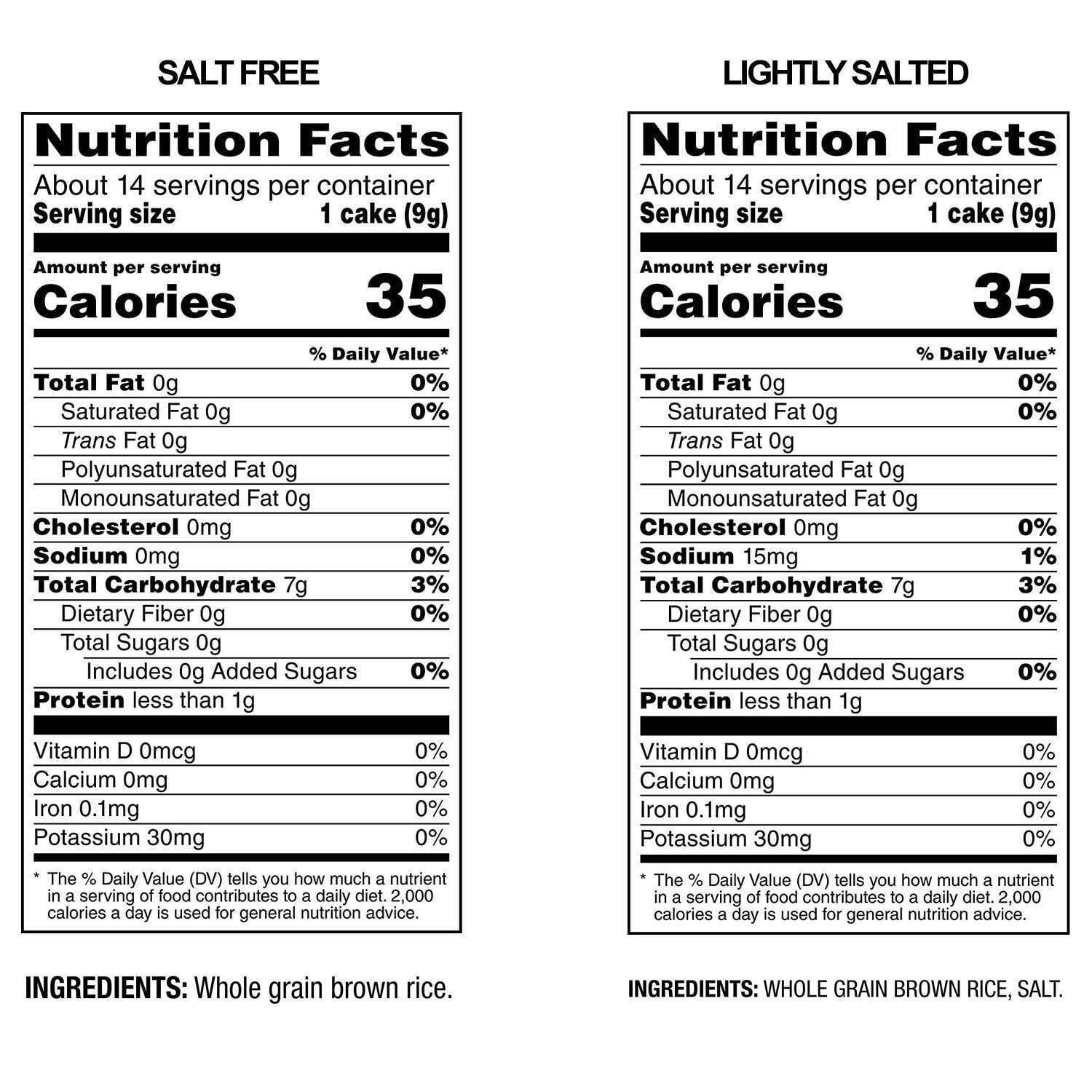 Quaker Rice Cakes, Plain Variety Pack, Gluten Free, 6 Bags - Fresh Stock Dated February 2026