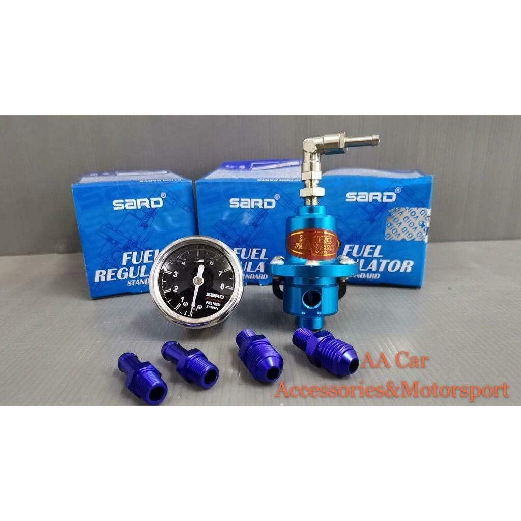 SARD Adjustable Fuel Pressure Regulator With Oil Gauge Meter RX7 EVO WRX HONDA - Fresh Stock Dated February 2026