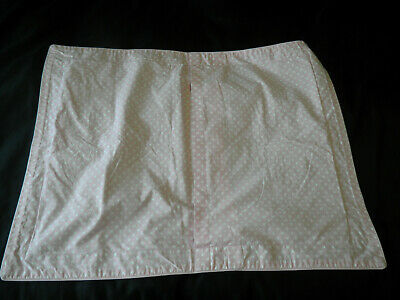 Pottery Barn Kids Standard Pillow Sham Light Pink White Polka Dot Whimsical - Fresh Stock Dated December 2025