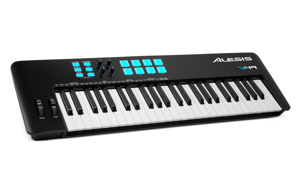 Alesis V49 MKII 49 Key USB MIDI Controller Keyboard w/ Pads - Fresh Stock Dated February 2026