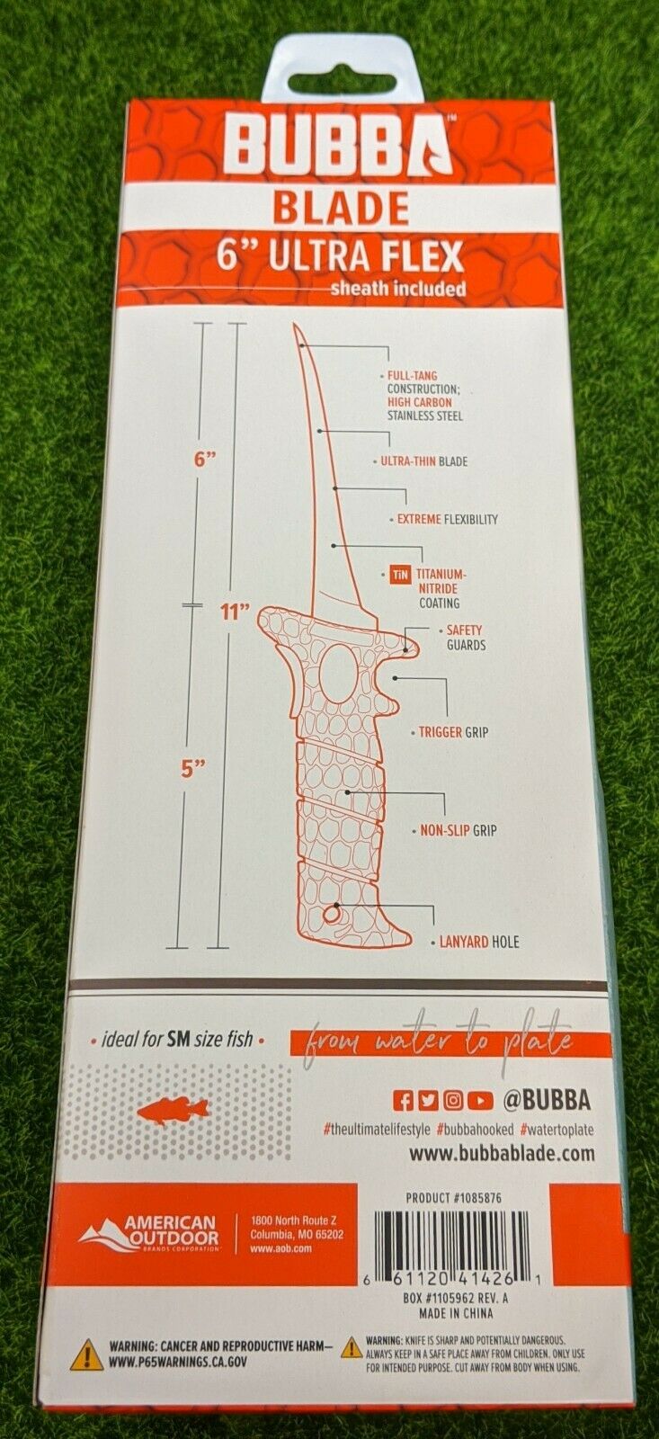 Bubba Ultra Flex Blade/Sheath, 6