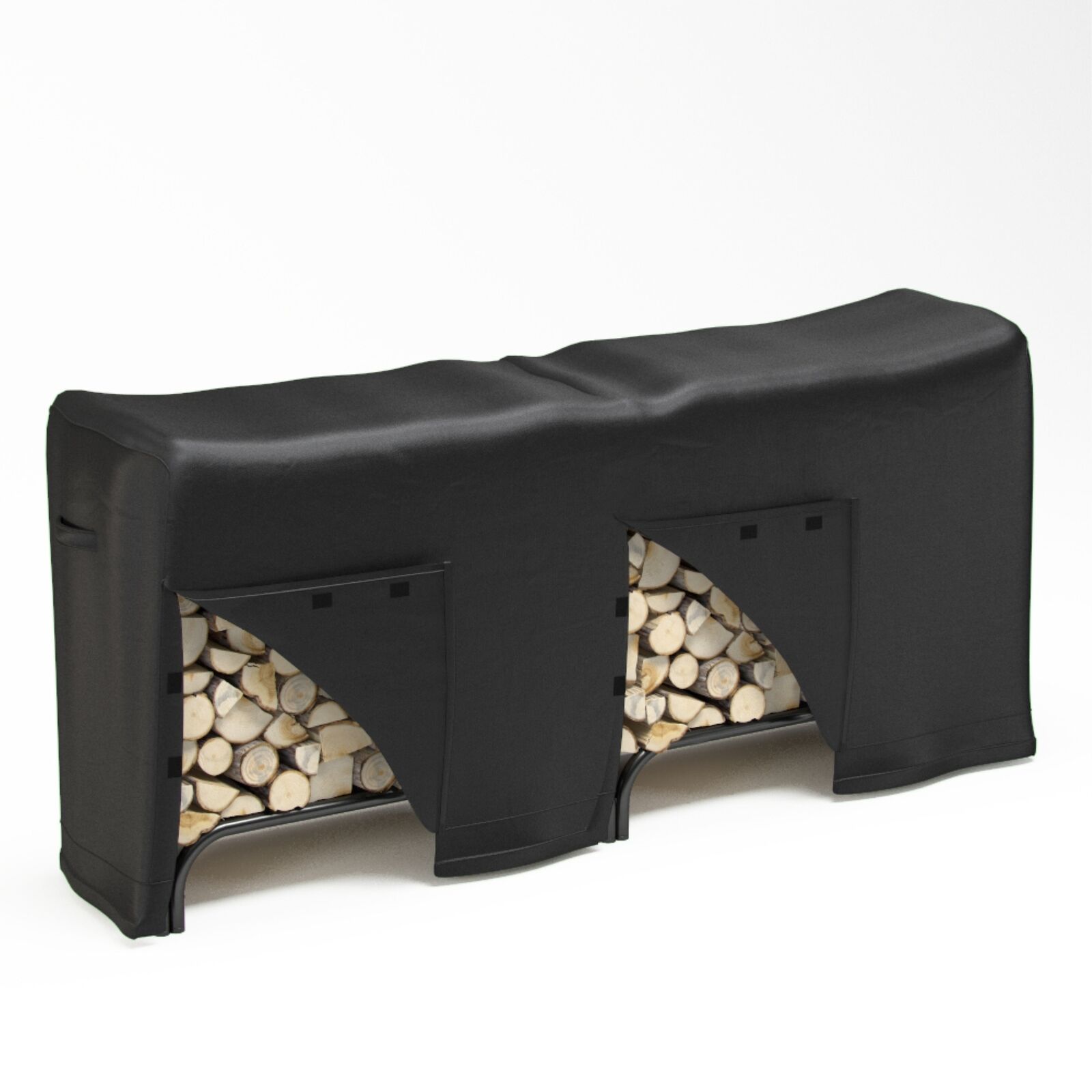 Regal Flame 8 Foot Black Water Resistant Firewood Log Rack Cover  - LRFP1005 - Fresh Stock Dated December 2025