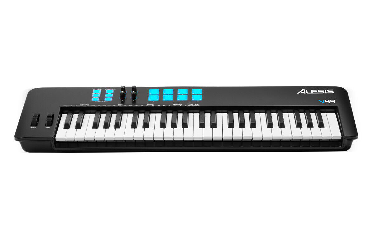 Alesis V49 MKII 49 Key USB MIDI Controller Keyboard w/ Pads - Fresh Stock Dated February 2026