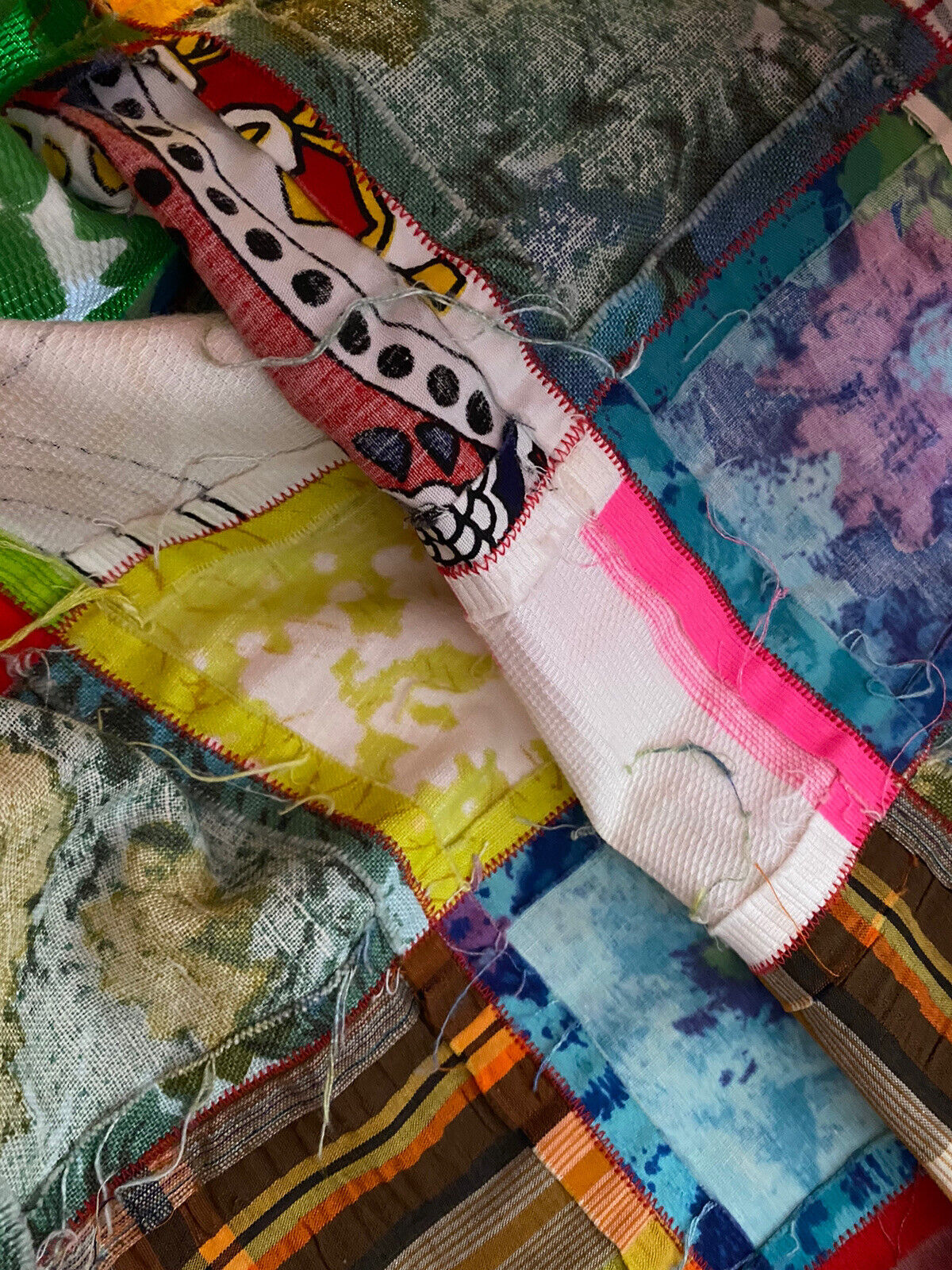 Vintage patchwork quilt skirt long small? colorful - Fresh Stock Dated March 2026