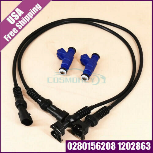 Fuel Injector Set 1202863 for Polaris RZR Sportsman Ranger EFI 700 800 2005-2014 - Fresh Stock Dated February 2026