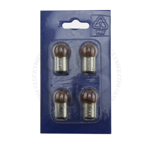 4x Light Bulb Amber Turn Signal Blinker Dual Filament Lamp 1157 BAY 15D 21W 5W - Fresh Stock Dated February 2026