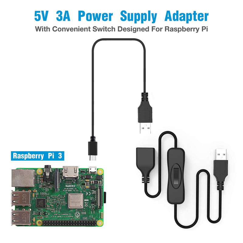 USB Switch Extension Cable Upgraded USB Extension Cord with On/Off Power NEW - Fresh Stock Dated February 2026