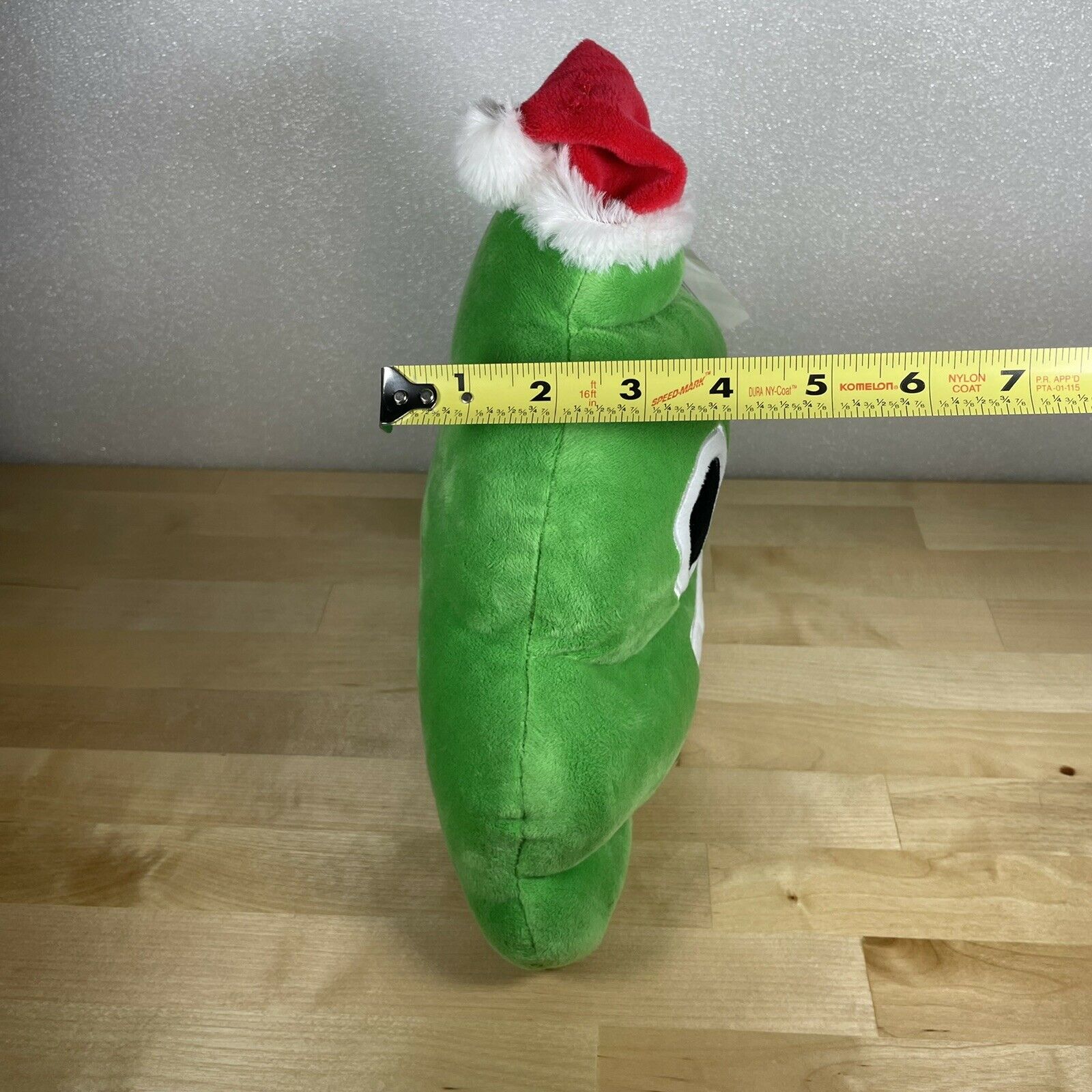 Christmas Santa Hat Green Poo Poop Emoji Plush Pillow 13