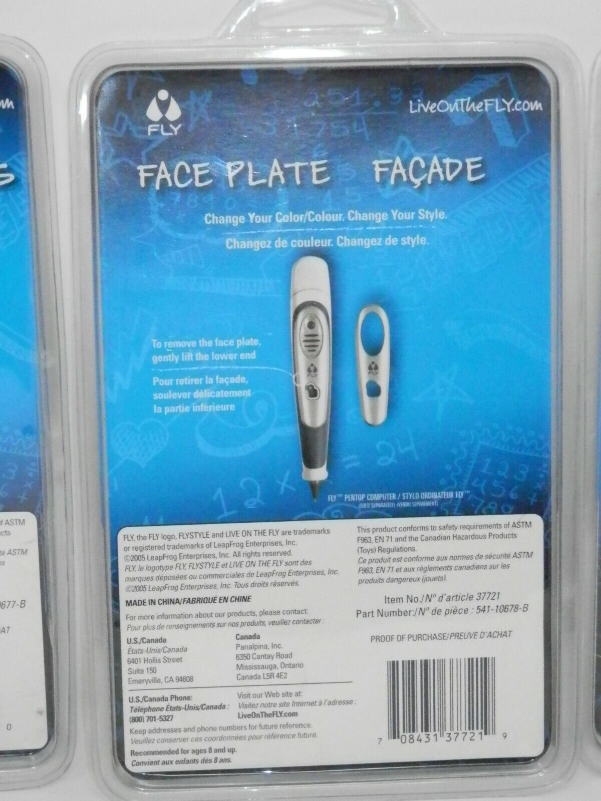 Lot FLY Ink Cartridge Refills & Green Face Plate - Flystyle LeapFrog Pentop NOS - Fresh Stock Dated February 2026