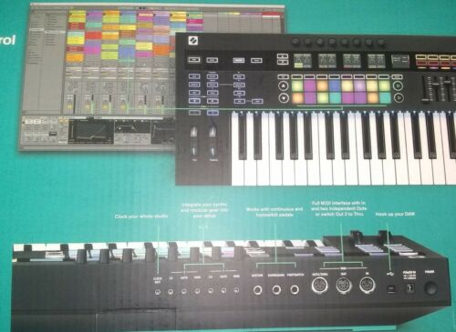 Novation 61SL MkIII Centerpiece For Your Hardware w/ Seamless DAW Control unused - Fresh Stock Dated February 2026