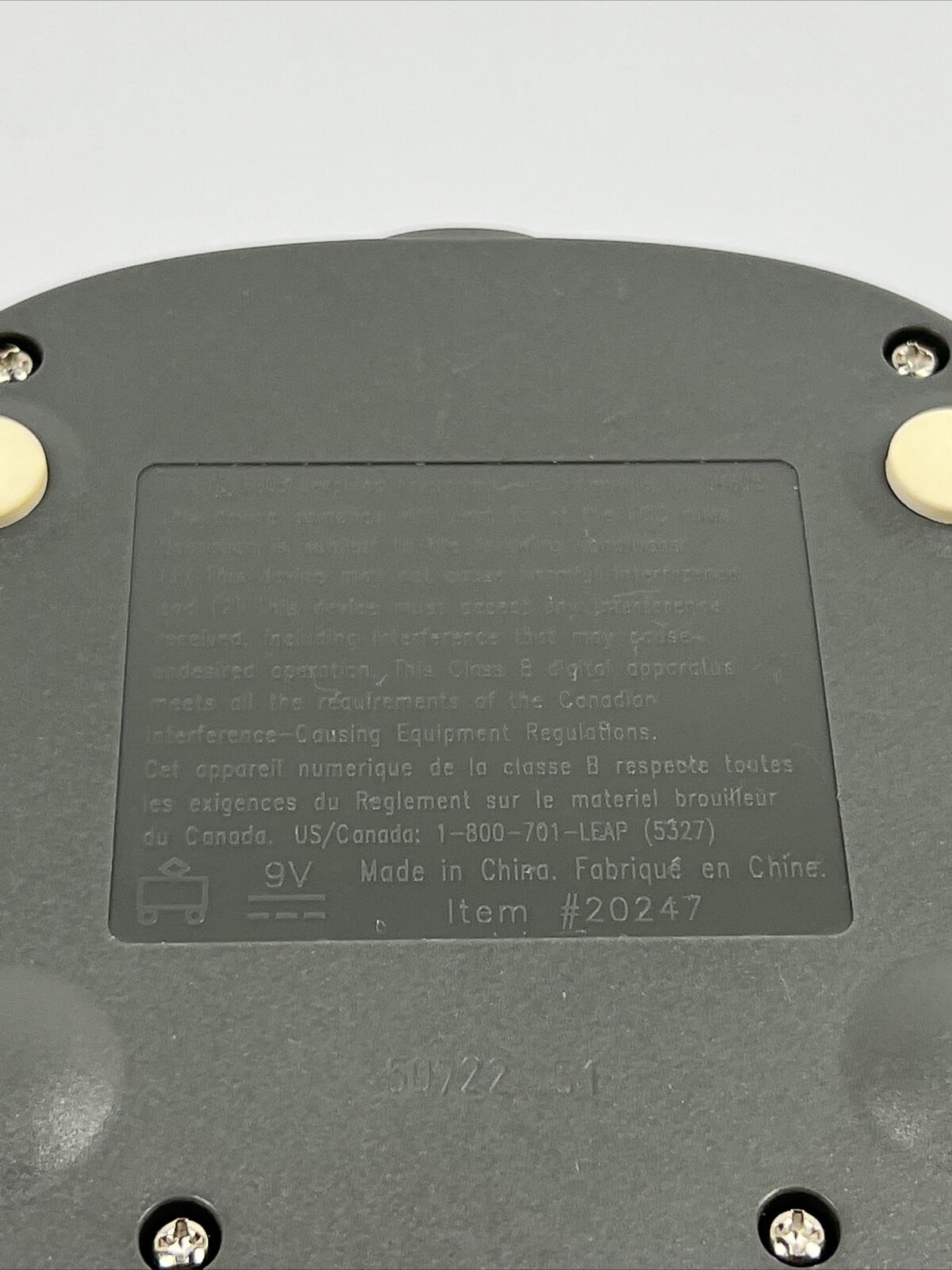 Leap Frog Charger Base #20247 Base Only - Fresh Stock Dated February 2026