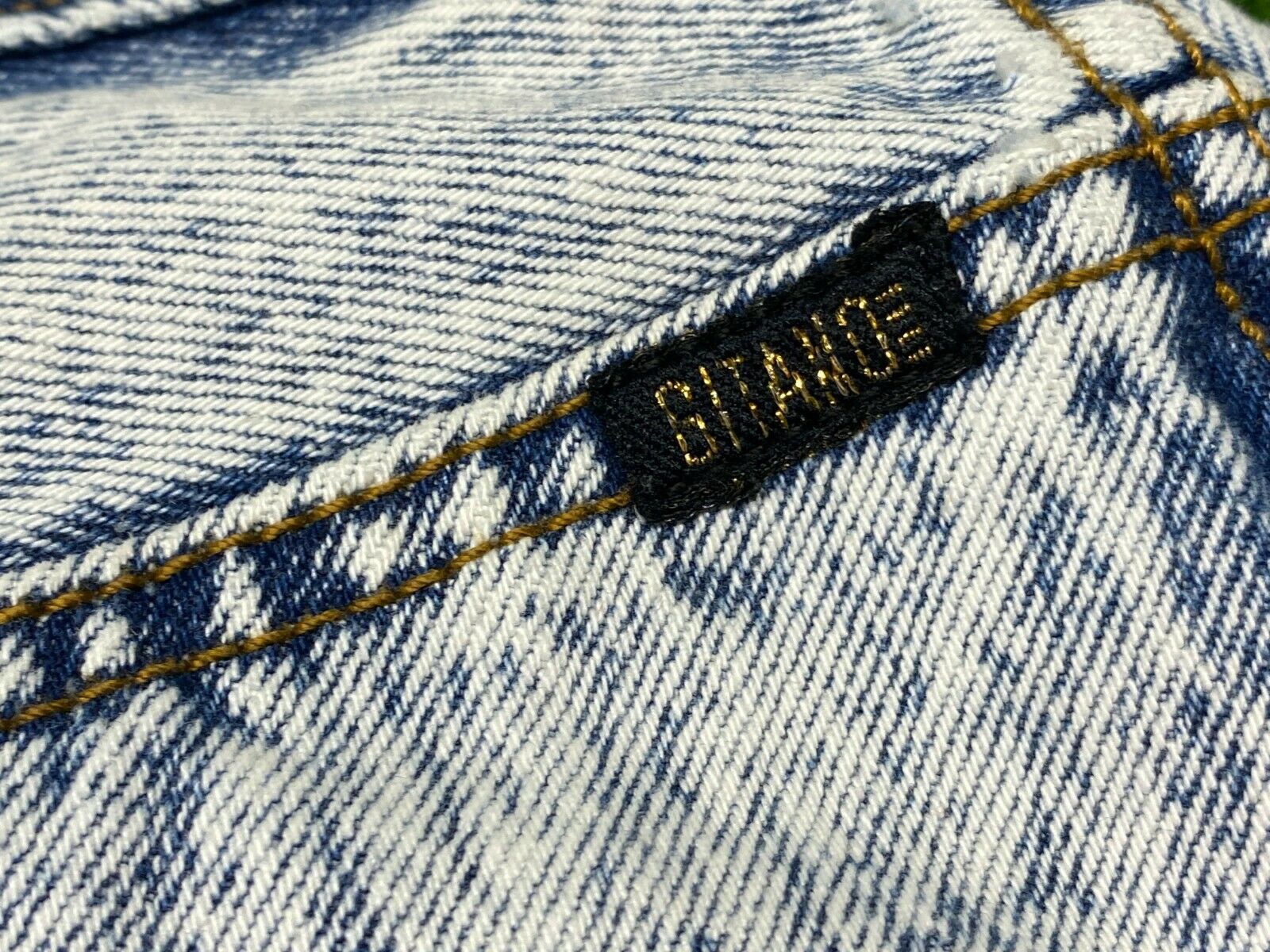 VINTAGE 80s/90s GITANO ACID WASHED DENIM SKIRT! SIZE 12! FREE SHIPPING! - Fresh Stock Dated December 2025