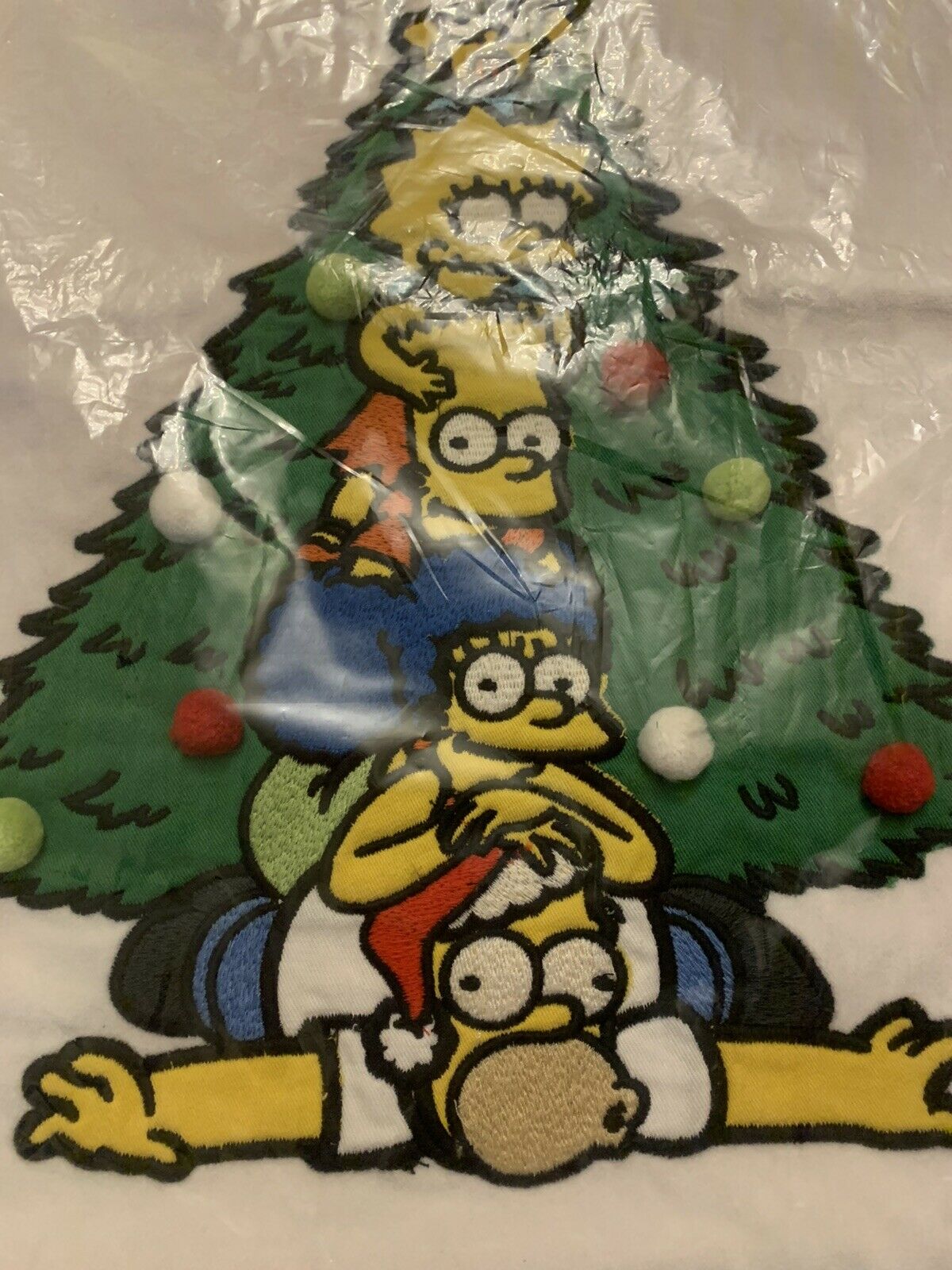 pottery barn SIMPSON Christmas pillow cover sham girl boy holiday Homer Bart 18