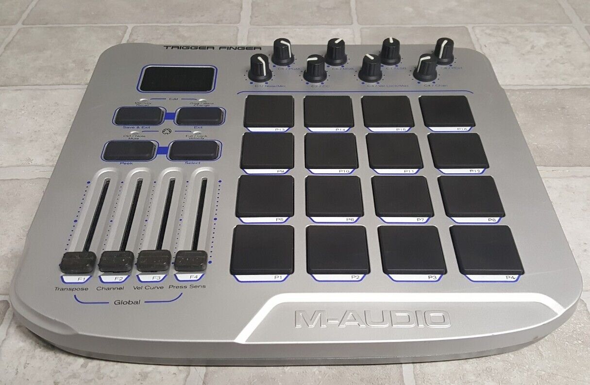 M-Audio Trigger Finger Controller (NO POWER ADAPTER) - Fresh Stock Dated February 2026