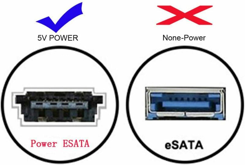CY USB 3.0 to eSATA Adapter HDD/SSD/ODD USB3.0-A Power-ESATA - Fresh Stock Dated February 2026