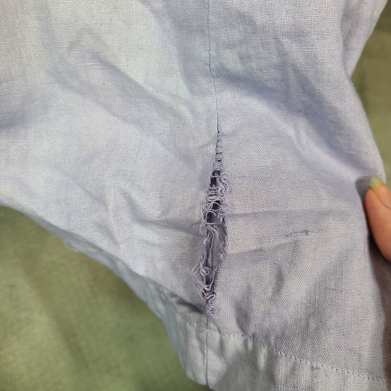 Antique Edwardian Victorian 1910s Blue Farmhouse Skirt Indigo Petticoat Maxi - Fresh Stock Dated March 2026