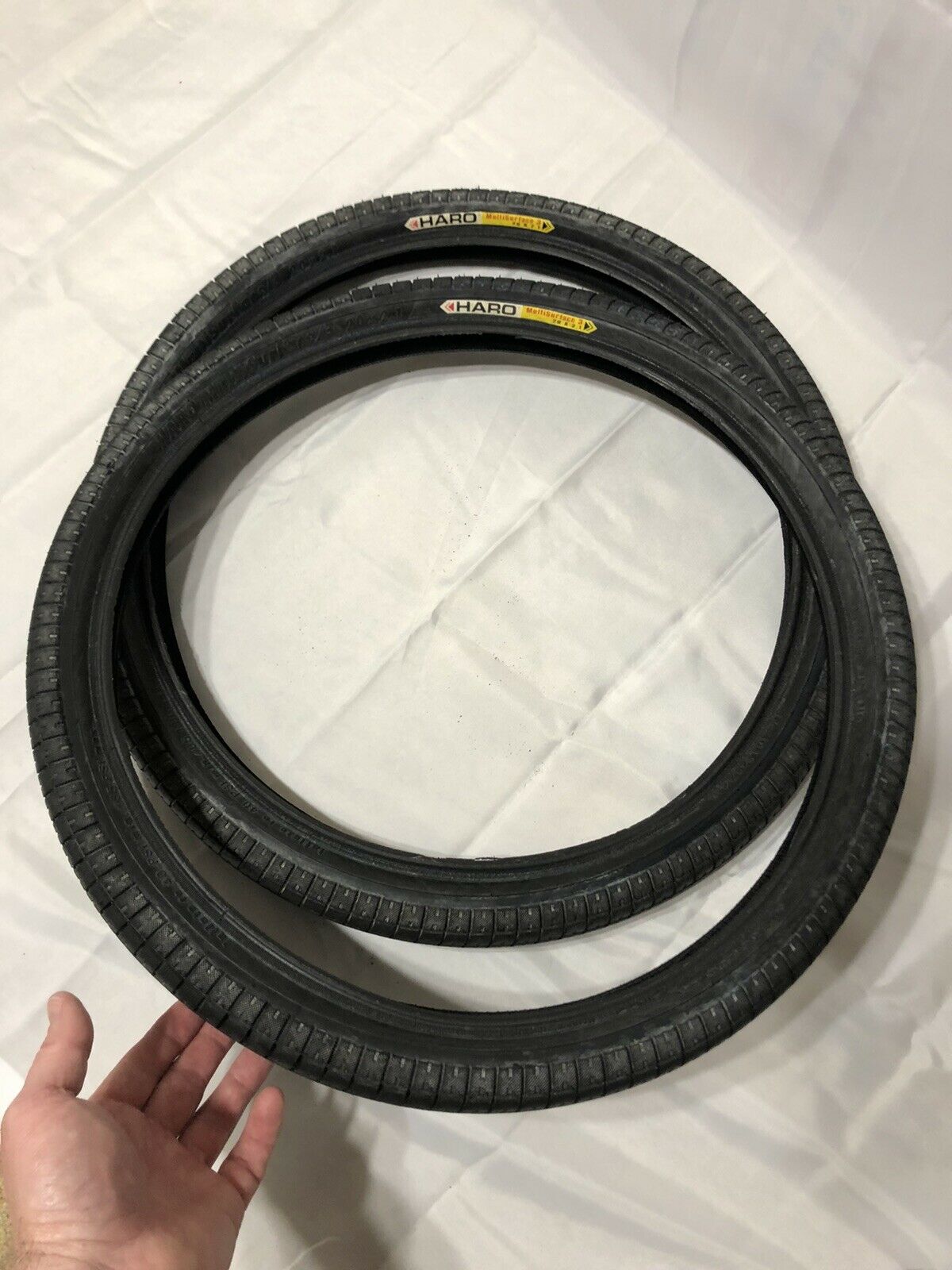 HARO MASTER MULTISURFACE 3 TIRES 20 X 2.1 OLD SCHOOL BMX BLACK MULTI SURFACE - Fresh Stock Dated February 2026