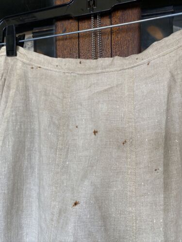 Antique Women’s Edwardian linen paddock skirt 1900’s - Fresh Stock Dated February 2026