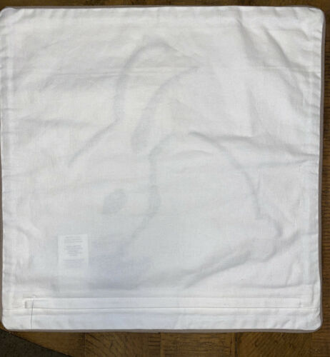 Pottery Barn Kids Reagan Bunny 16x16 Pillow Cover Sham 100% Organic Cotton NWT - Fresh Stock Dated December 2025