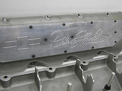 DALE EARNHARDT INC RO7 SBC ALUM 2 PC VALVE COVERS W/ OIL SPRAYERS RACE 020515-10 - Fresh Stock Dated February 2026
