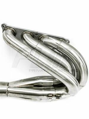 Private Label MFG (PLM) K-Series hood exit race header (4-1 Megaphone) NON LEAN - Fresh Stock Dated February 2026