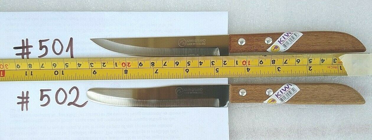 Set of 5 KIWI -Chef's Knife Cook Utility Knives 501, 502, 503, 172, 173 Thailand - Fresh Stock Dated December 2025