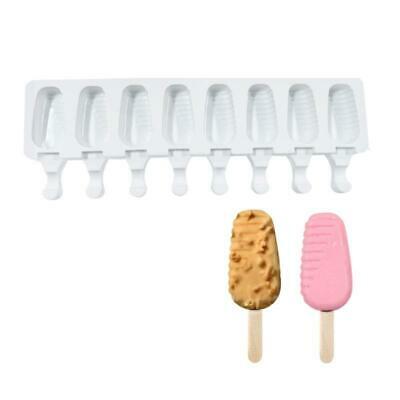 Popsicle Mold Silicone Ice-Pop Molds 2/4/8 Cavities Homemade DIY Ice Cream Maker - Fresh Stock Dated February 2026