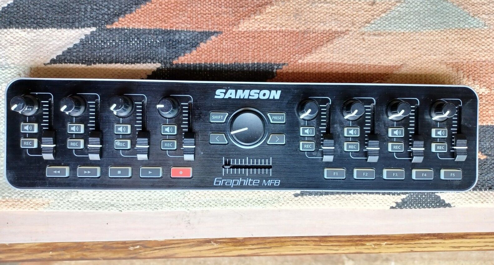 Samson Graphite MF8 USB Midi Controller DAW Control - Fresh Stock Dated February 2026