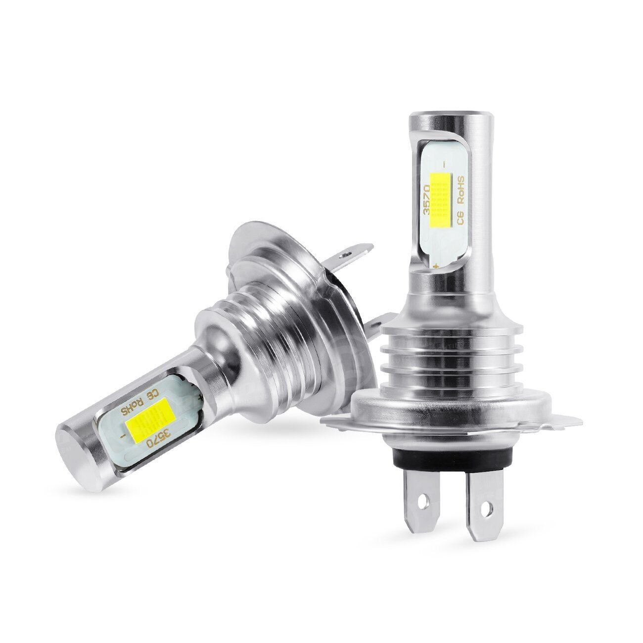 For Kawasaki Ninja ZX10R Z1000 Z750S Z800 Z900 H7 Motorcycle LED Headlight Bulbs - Fresh Stock Dated February 2026