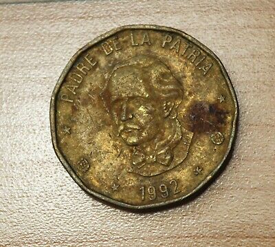 1992 Dominican Republic 1 Peso - Fresh Stock Dated February 2026