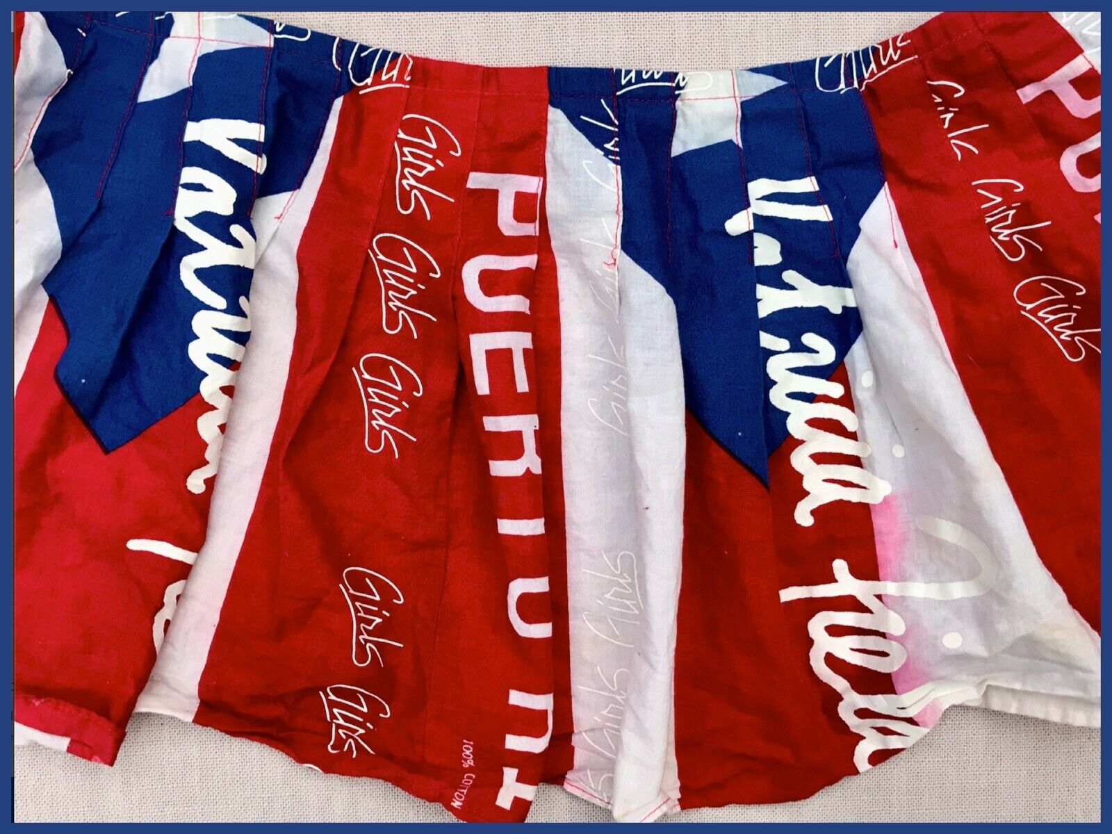 Collector's Vintage David Dalrymple for Patricia Field Pleat GIRLS Micro Skirt - Fresh Stock Dated February 2026