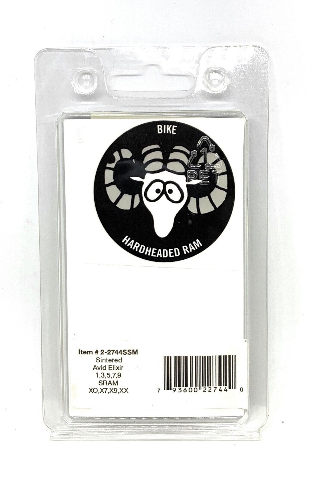 2 Pair Bike brake pads SINTERED for Elixir-1-2-3-5-7-R-CR SRAM-DB-1-3-5-XX-XO-X7 - Fresh Stock Dated February 2026