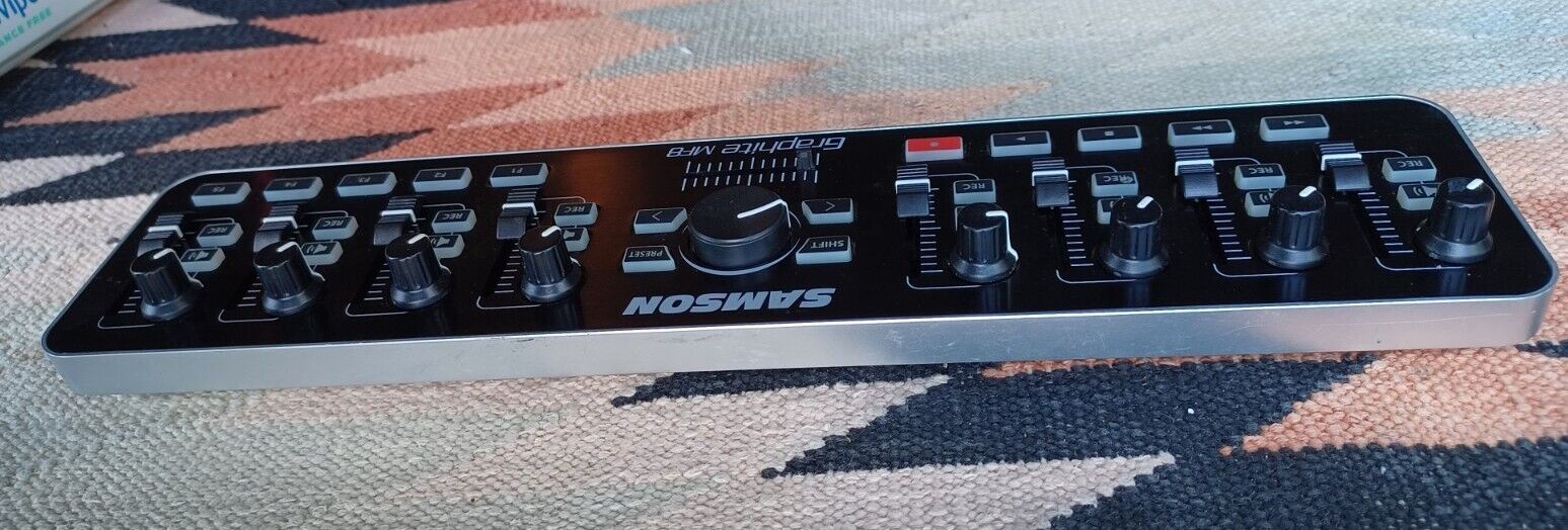 Samson Graphite MF8 USB Midi Controller DAW Control - Fresh Stock Dated February 2026