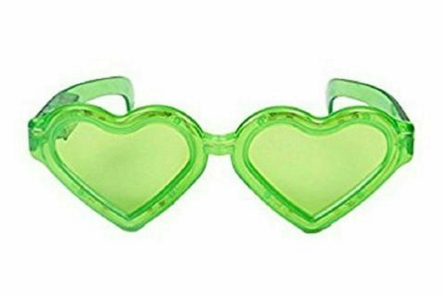 Heart Shades LED Light Up Jumbo Glasses Flashing Shades Hearts Party Favors 5pks - Fresh Stock Dated February 2026