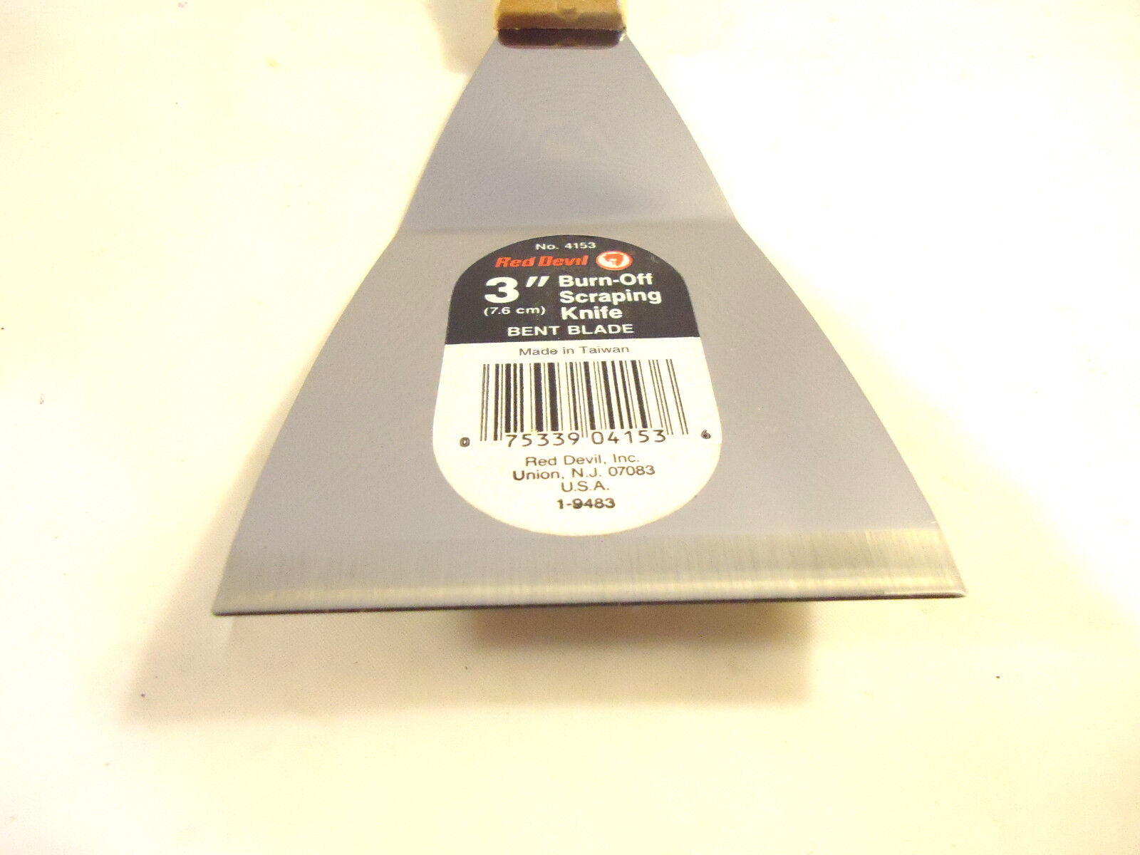 Red Devil # 4153, Bent Scraping Knife, 2 Pieces, New, Free Shipping - Fresh Stock Dated February 2026