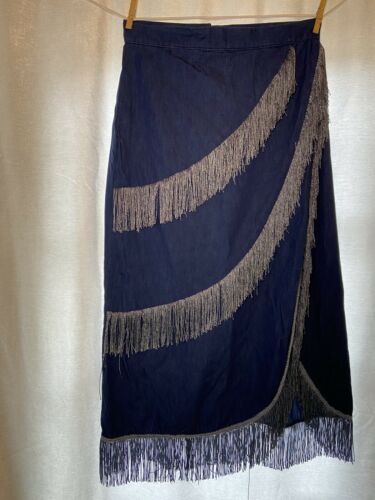 Vintage 80s western rodeo Sassa Sas'sa tiered maxi skirt 100% cotton Retro 1980s - Fresh Stock Dated March 2026