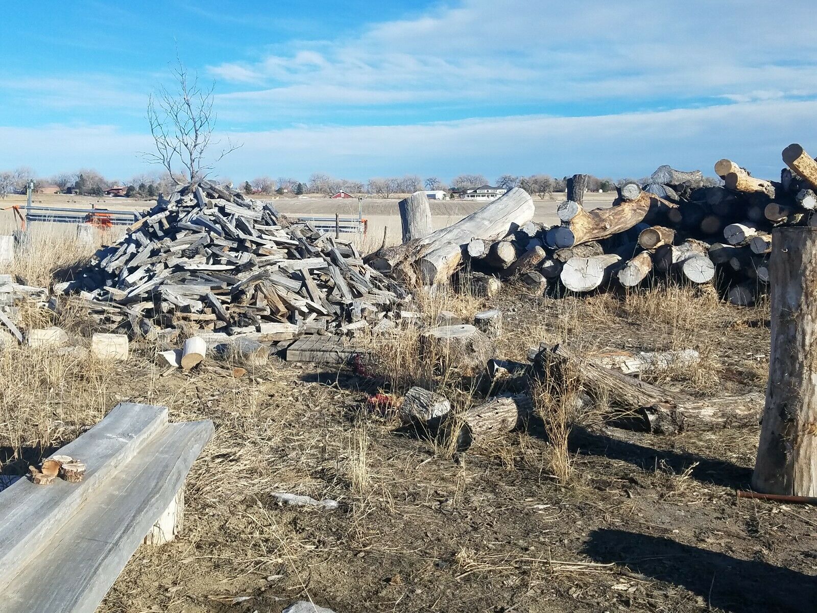 Heavy Box Over 65 LBS Better Assorted Hand Split Firewood. Dry. Elm, Poplar, Ash - Fresh Stock Dated December 2025