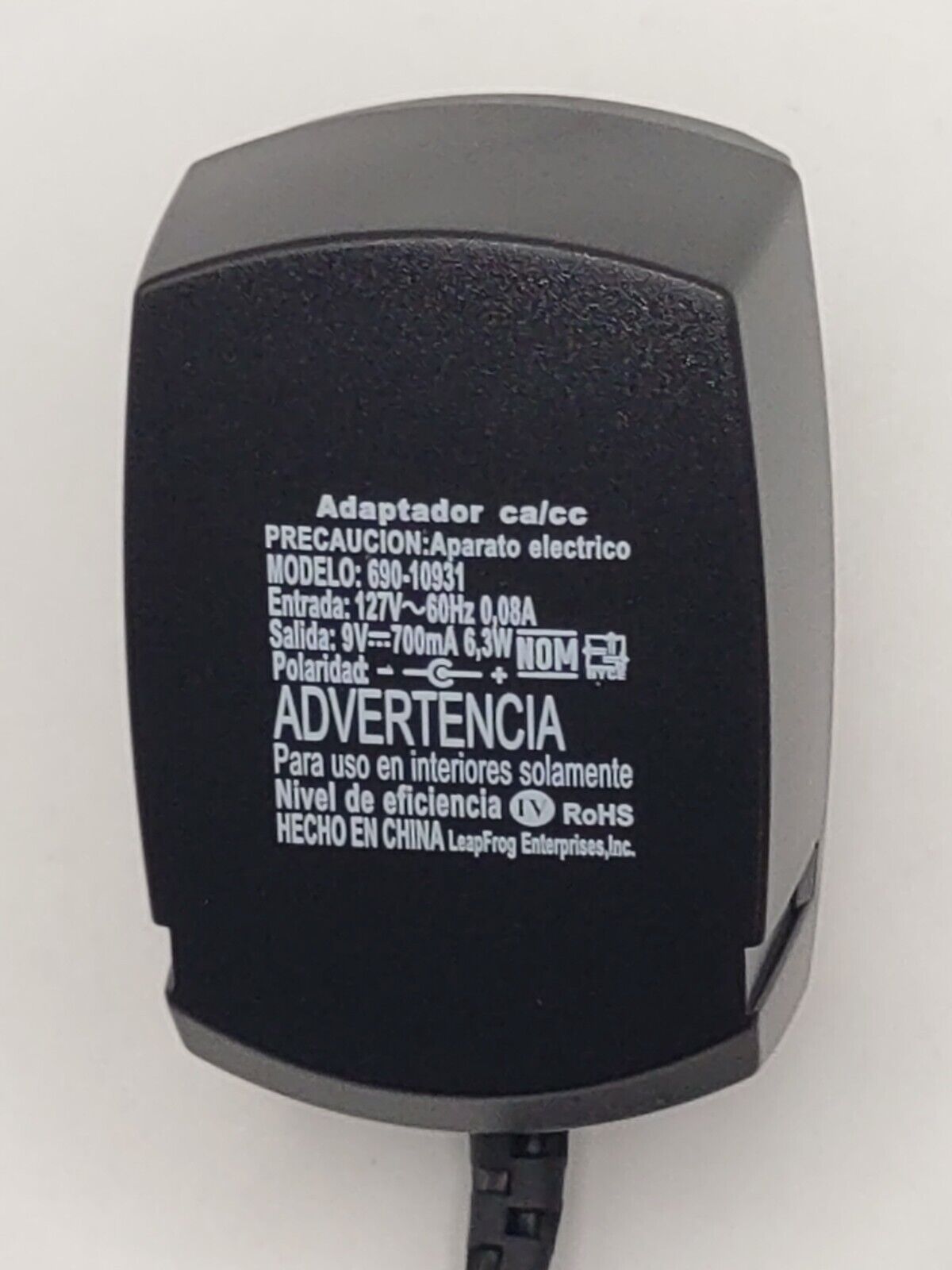 LeapFrog AC 9V Power Adapter Wall Charger LeapPad 2 Leapster GS Replacement Cord - Fresh Stock Dated February 2026