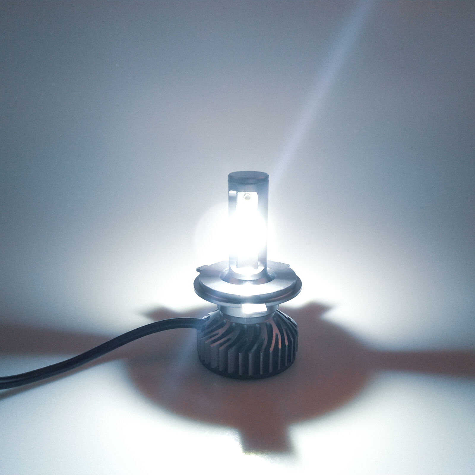 SHENKENUO 2X H4 9003 LED Headlight Kit High Low Beam 6000K White Light Bulbs F2 - Fresh Stock Dated February 2026