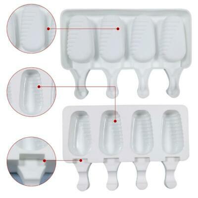 Popsicle Mold Silicone Ice-Pop Molds 2/4/8 Cavities Homemade DIY Ice Cream Maker - Fresh Stock Dated February 2026