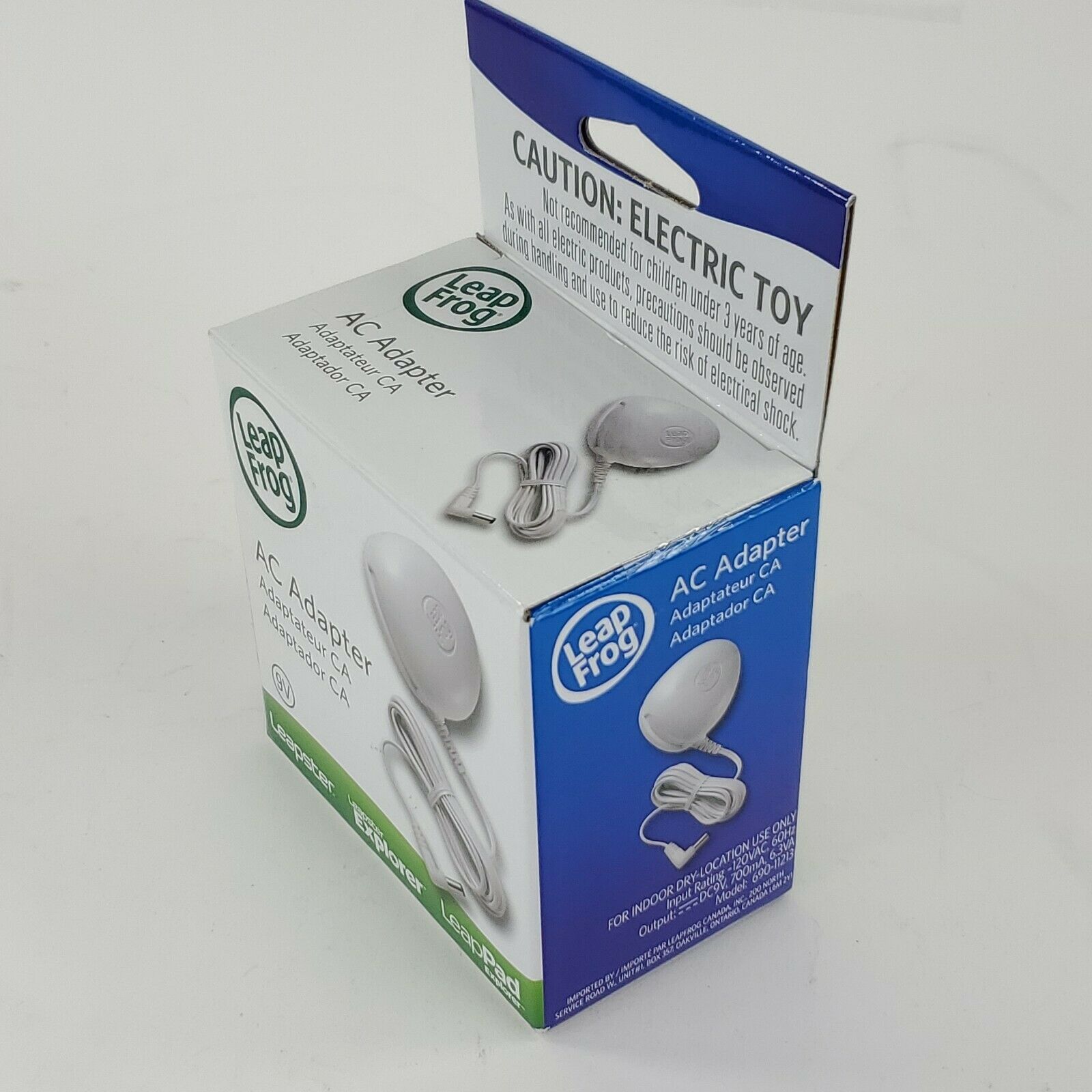 Leap Frog LEAPSTER Learning Systems AC Adapter BRAND NEW 690-10931 Free Ship - Fresh Stock Dated February 2026