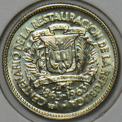 Dominican Republic 1963 10 Centavos 297087 combine shipping - Fresh Stock Dated February 2026