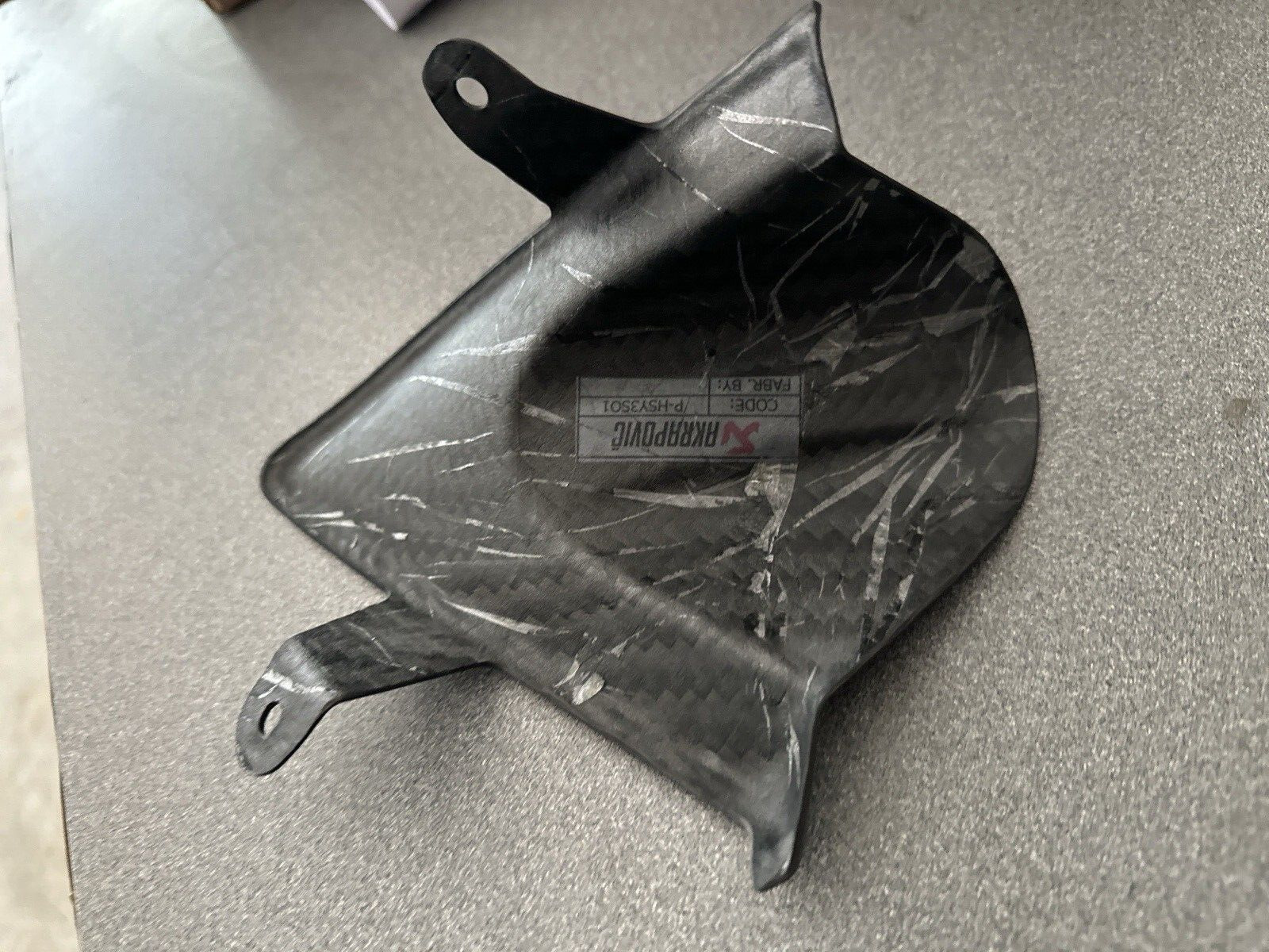 Akrapovic Carbon Fiber Heat Shield Yamaha YZF R3 MT-03 P-HSY3SO1 - Fresh Stock Dated February 2026