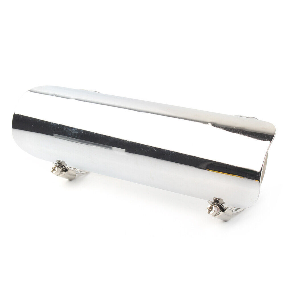 For Harley Exhaust Muffler Pipe Heat Shield Cover Protector Chrome Motorcycle - Fresh Stock Dated February 2026